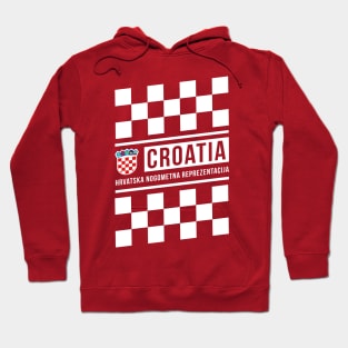 Croatia National Team Checkered Home Jersey Style Hoodie